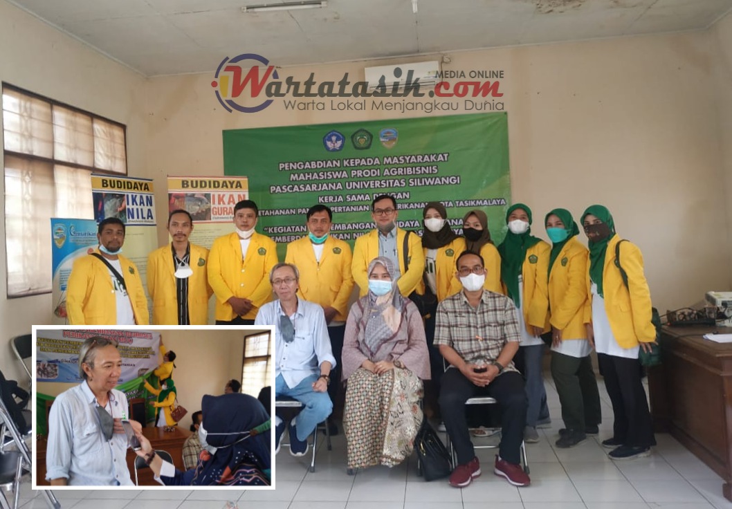 Gandeng Dkp3 Kota Tasik Mahasiswa Agribisnis Unsil Gelar Pemberdayaan Ikan Nila 